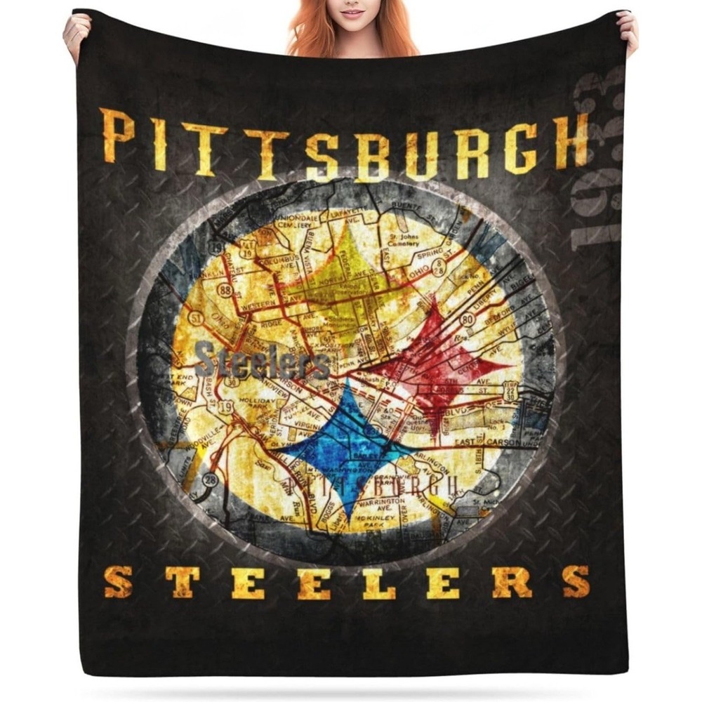 Pittsburg Steelers 40x50" Soft Throw Plush Blanket